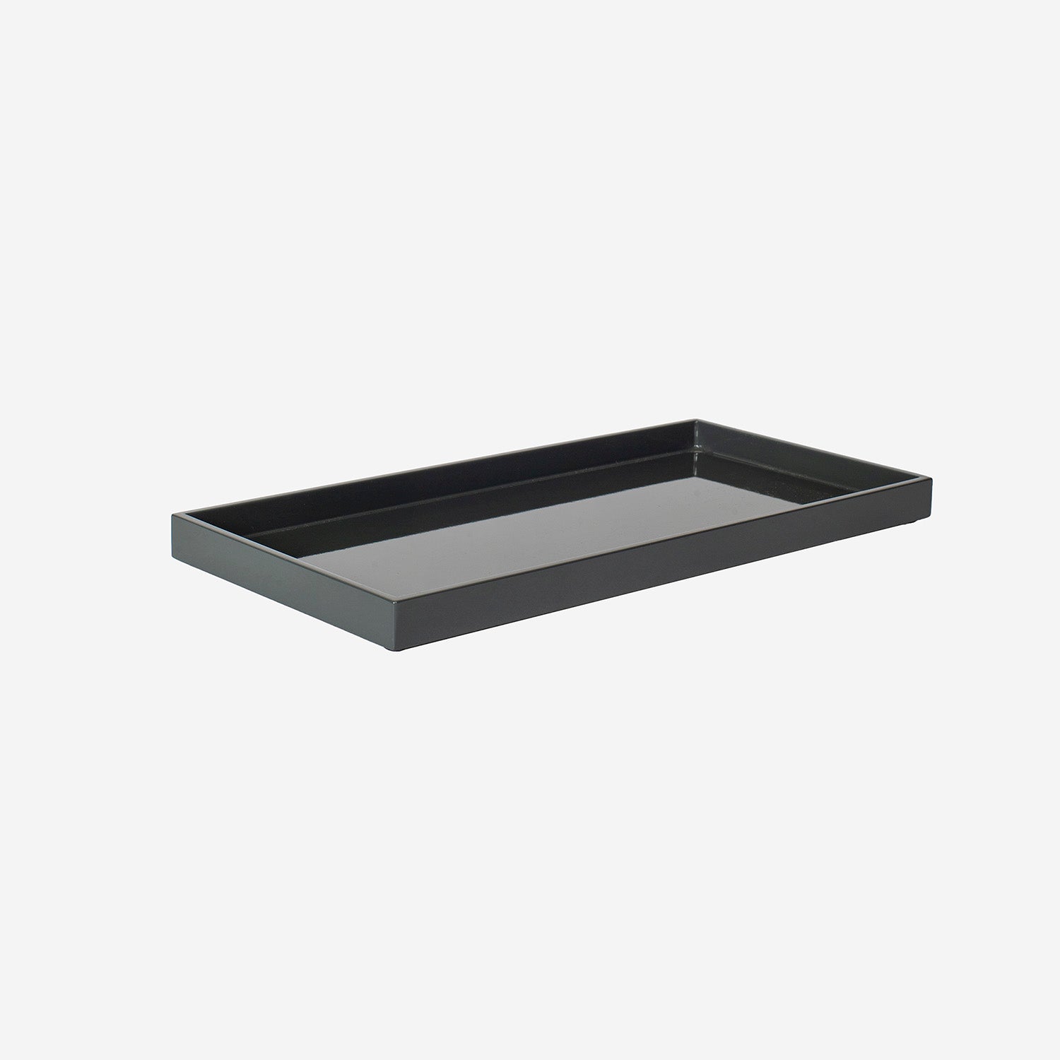 Lacquer Tray 32x16 Coal