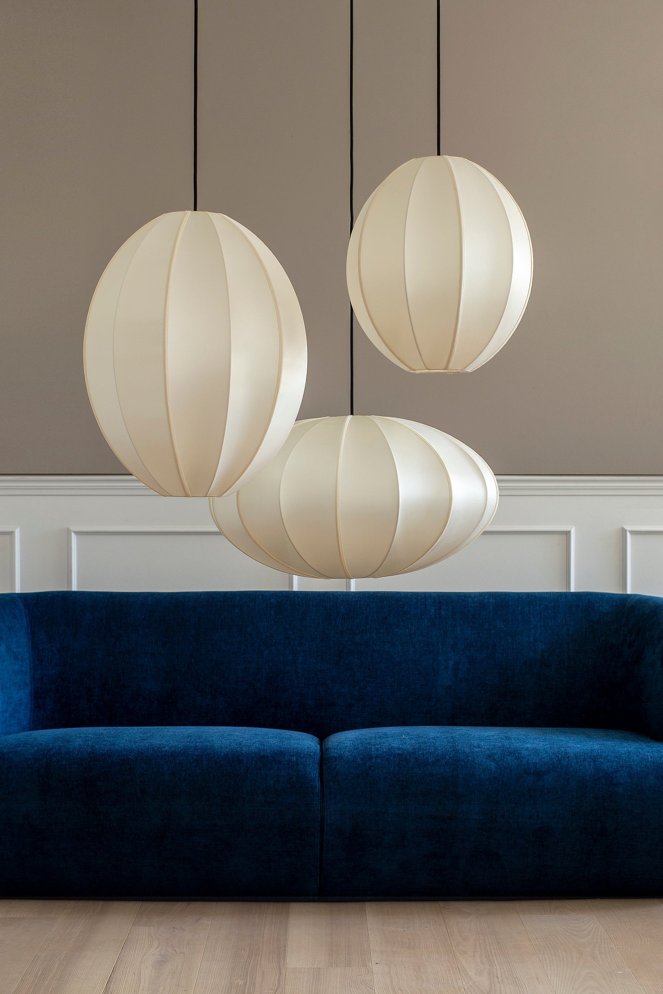 Lamp Shade Indochina Offwhite Oval S