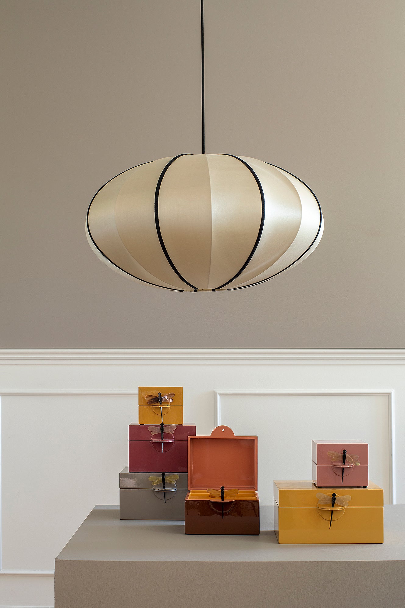 Lamp Shade Indochina Classic Pumpkin
