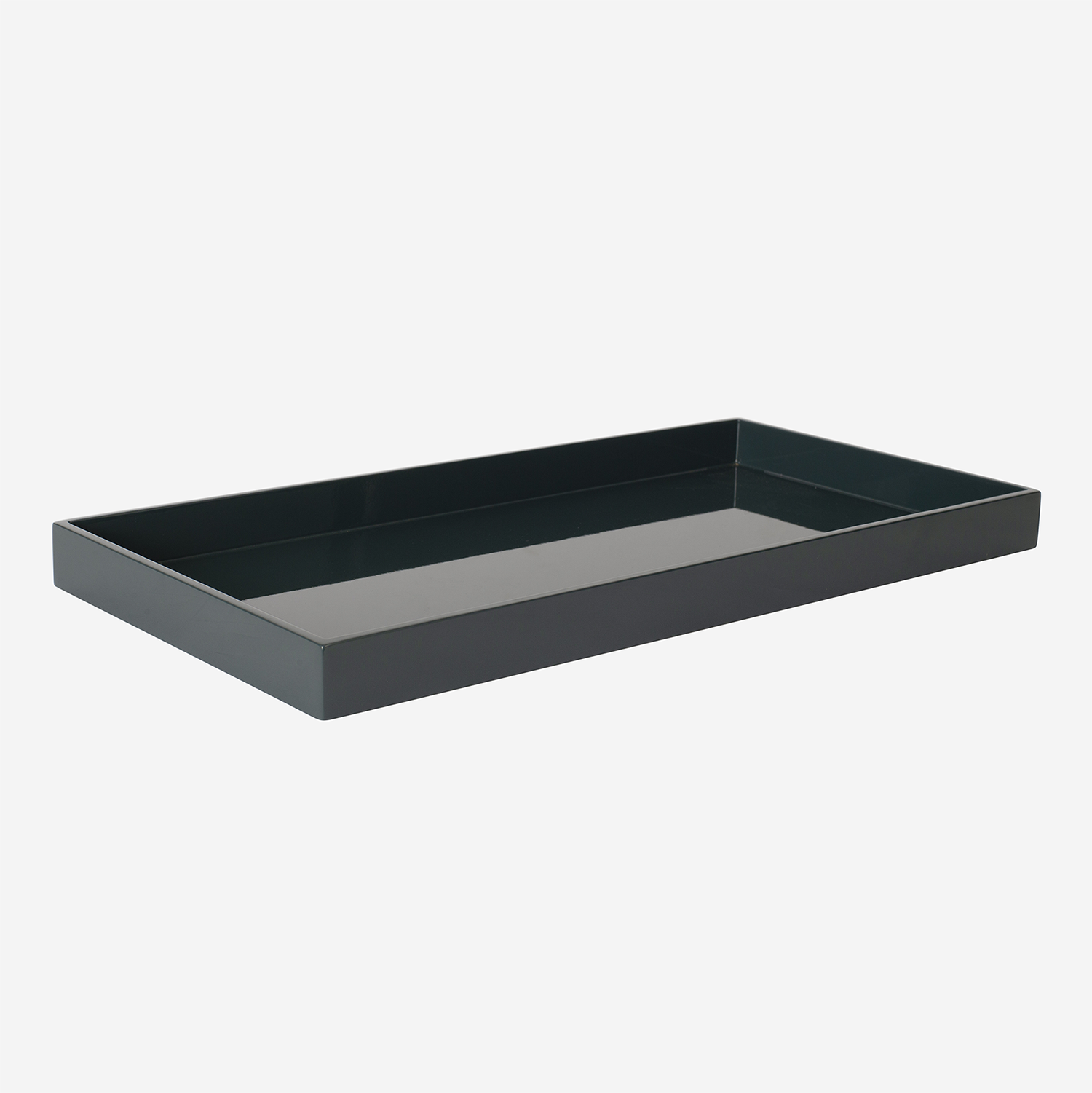 Lacquer Tray 38x22 Dark Green