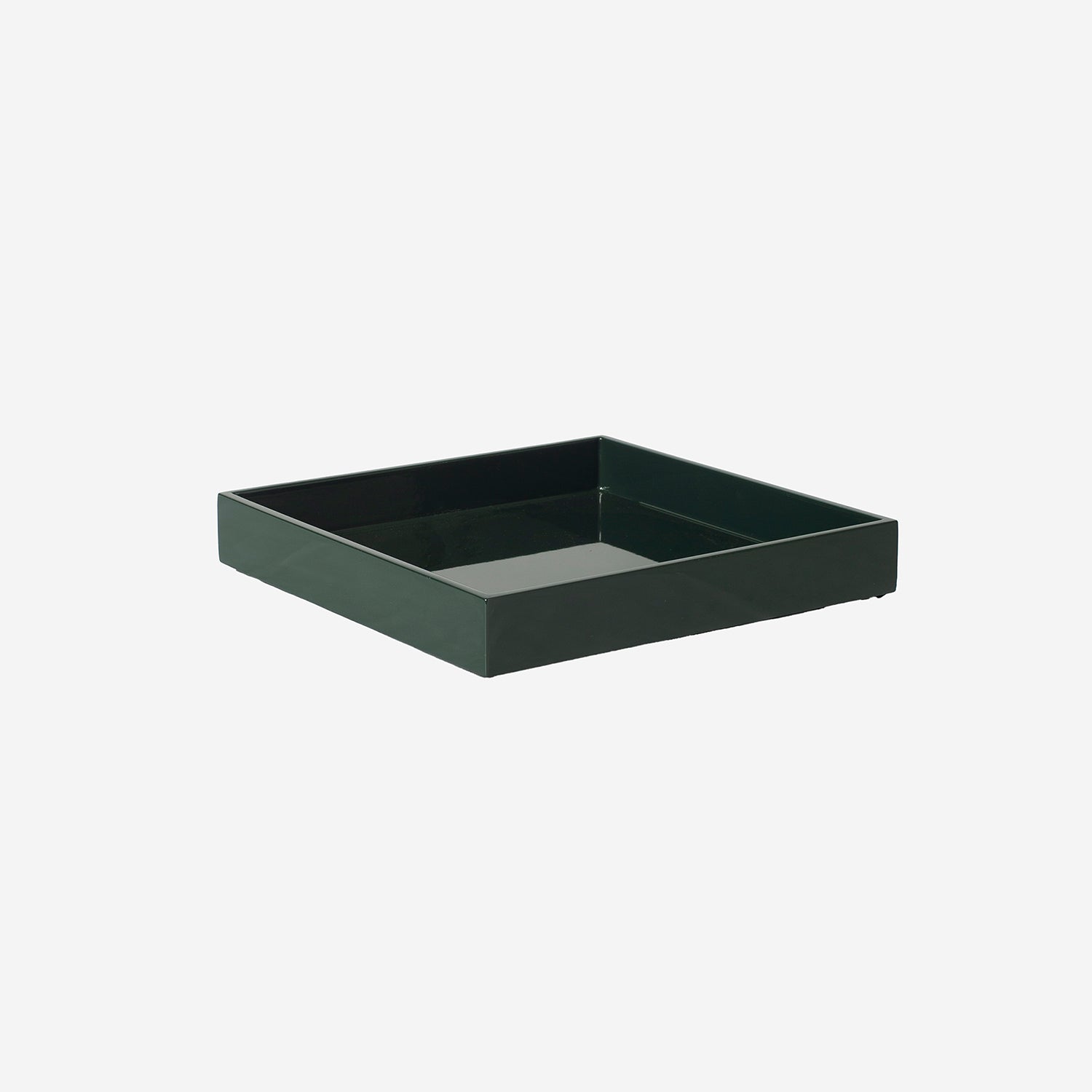 Lacquer Tray 20x20 Racing Green