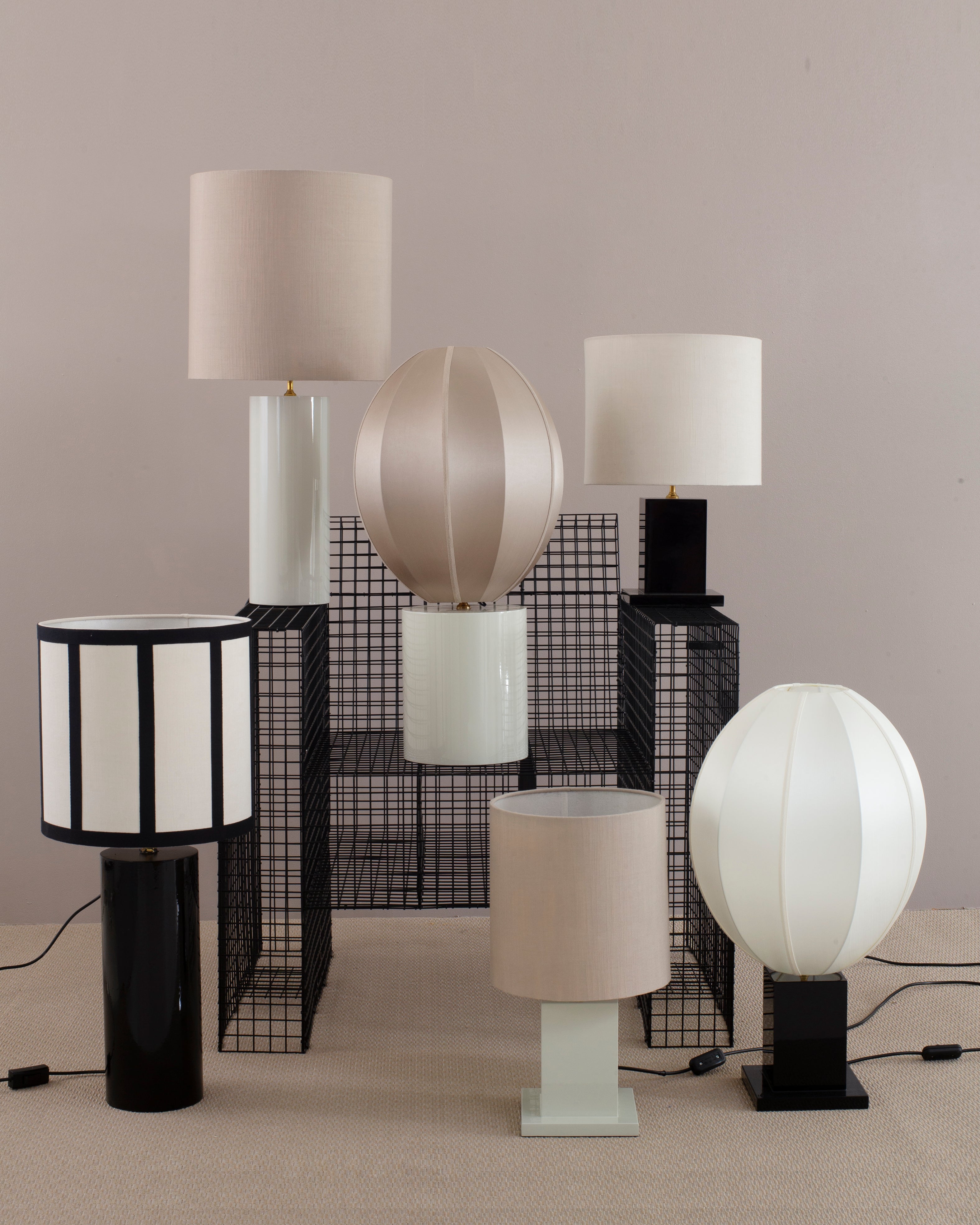 Lamp Base Square Sand