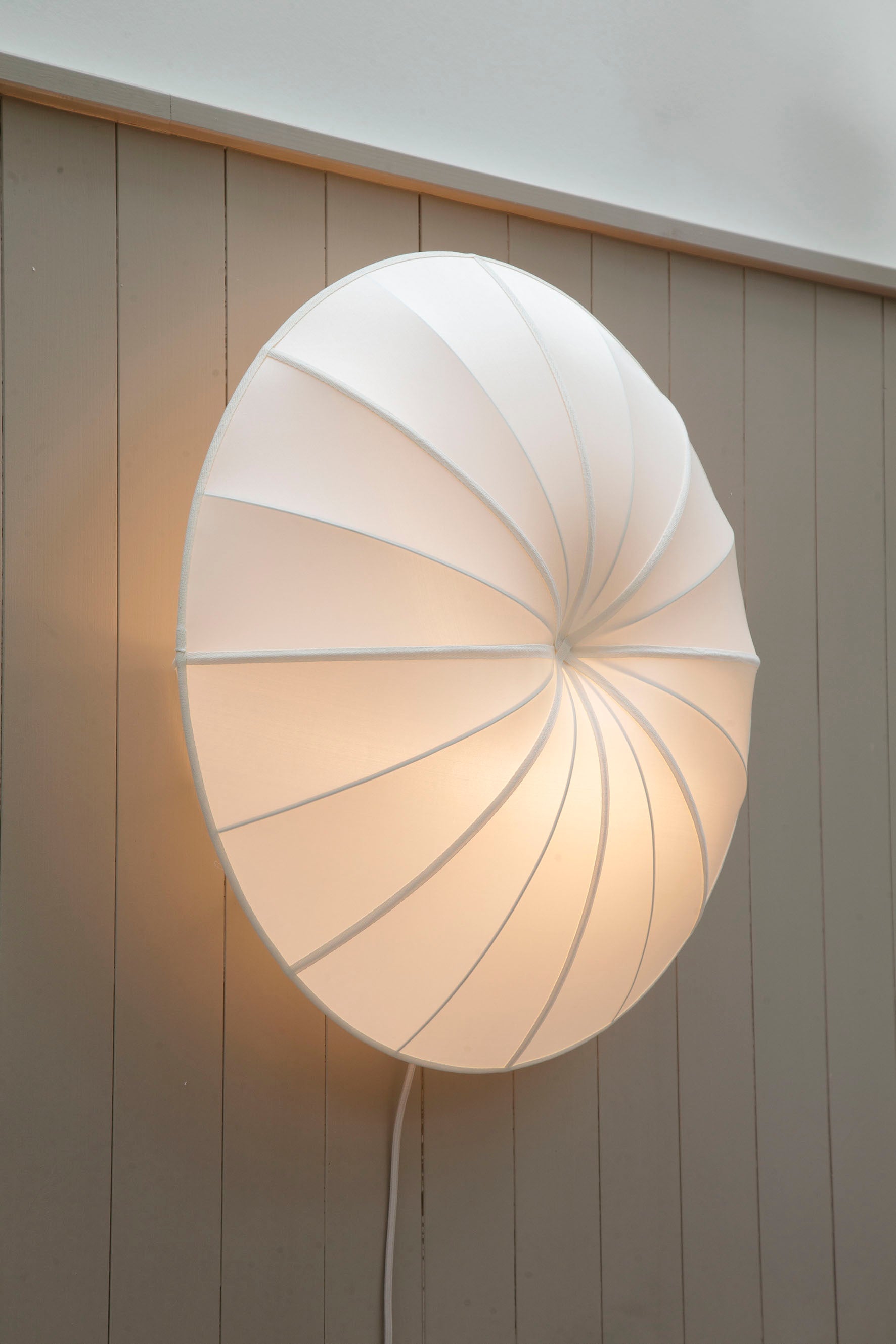 Lamp Shade Indochina Offwhite Half UFO for wall