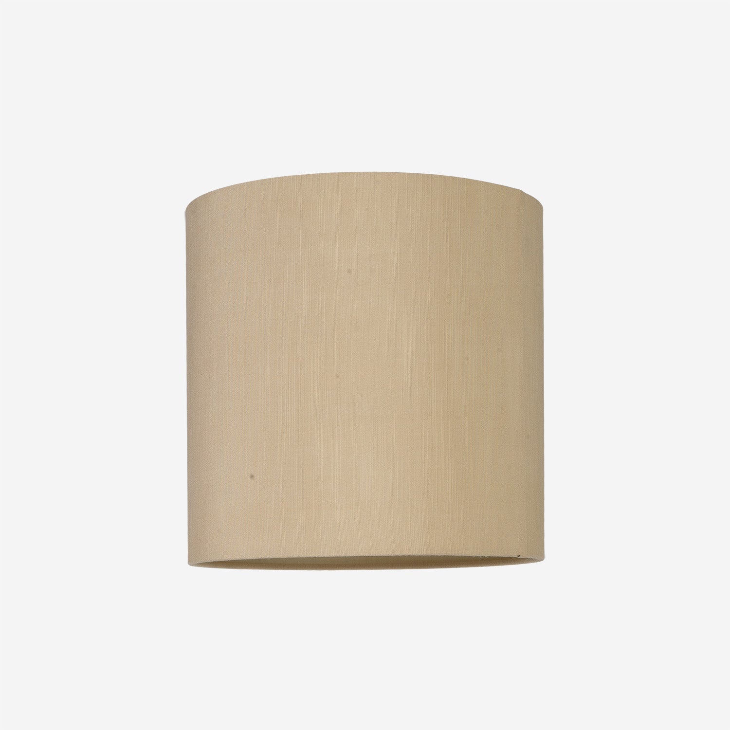 Lamp Shade Raw Silk Latte w Green lining 30x30 cm