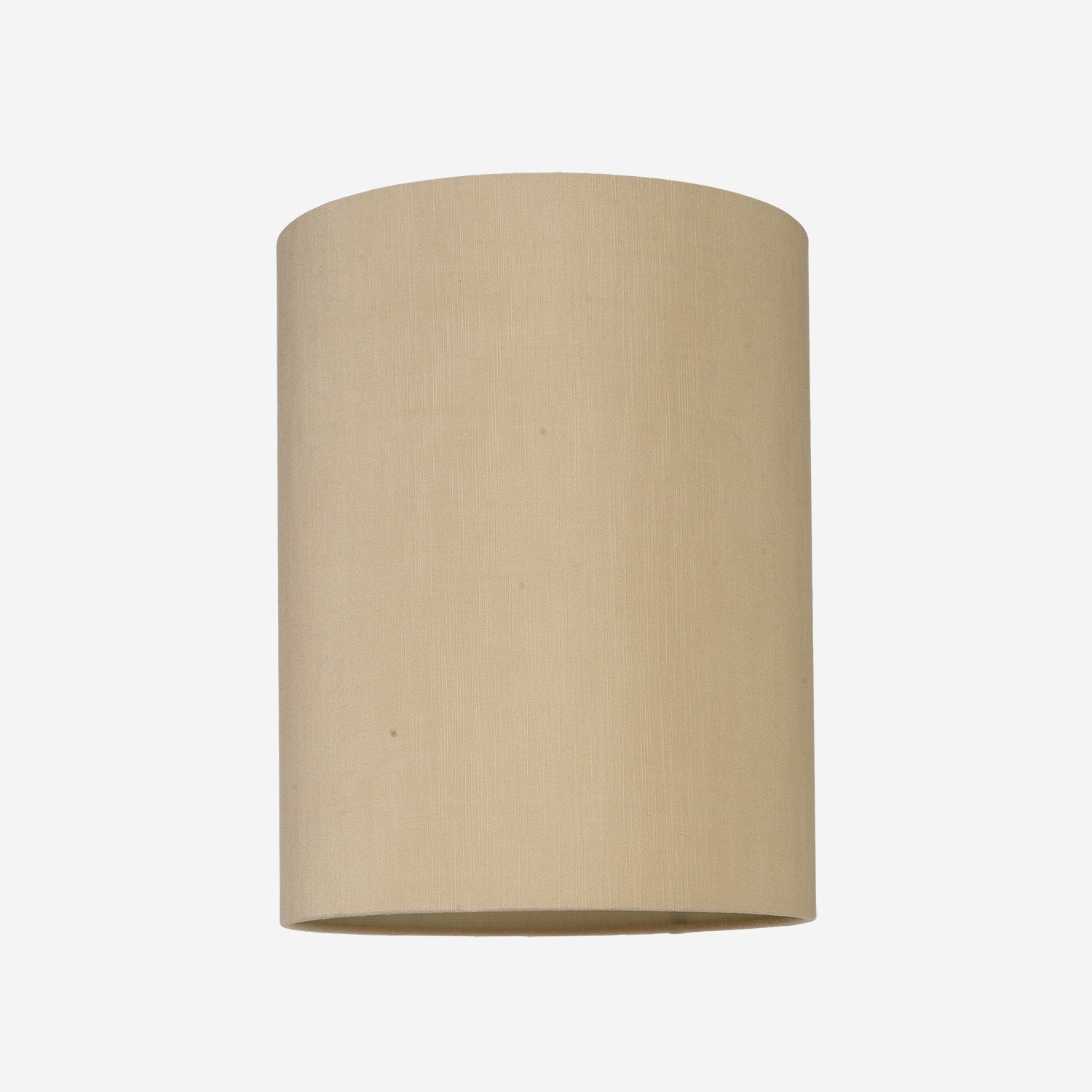 Lamp Shade Raw Silk Green w Peach lining 30x39 cm