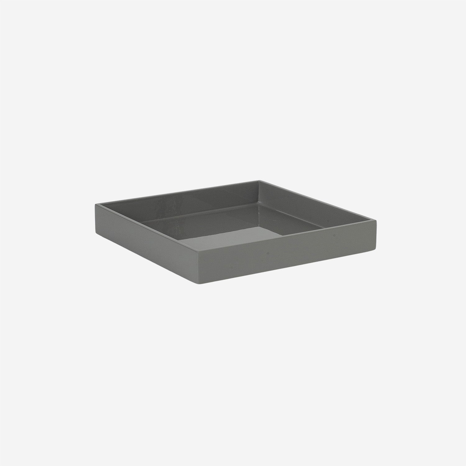 Lacquer Tray 20x20 Grey