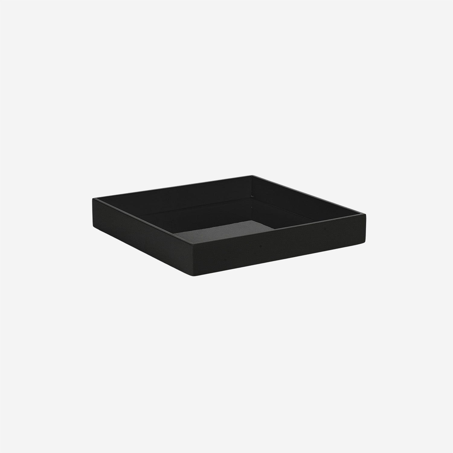 Lacquer Tray 20x20 Black