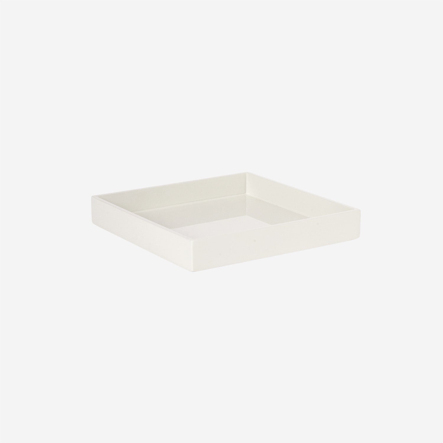 Lacquer Tray 20x20 White