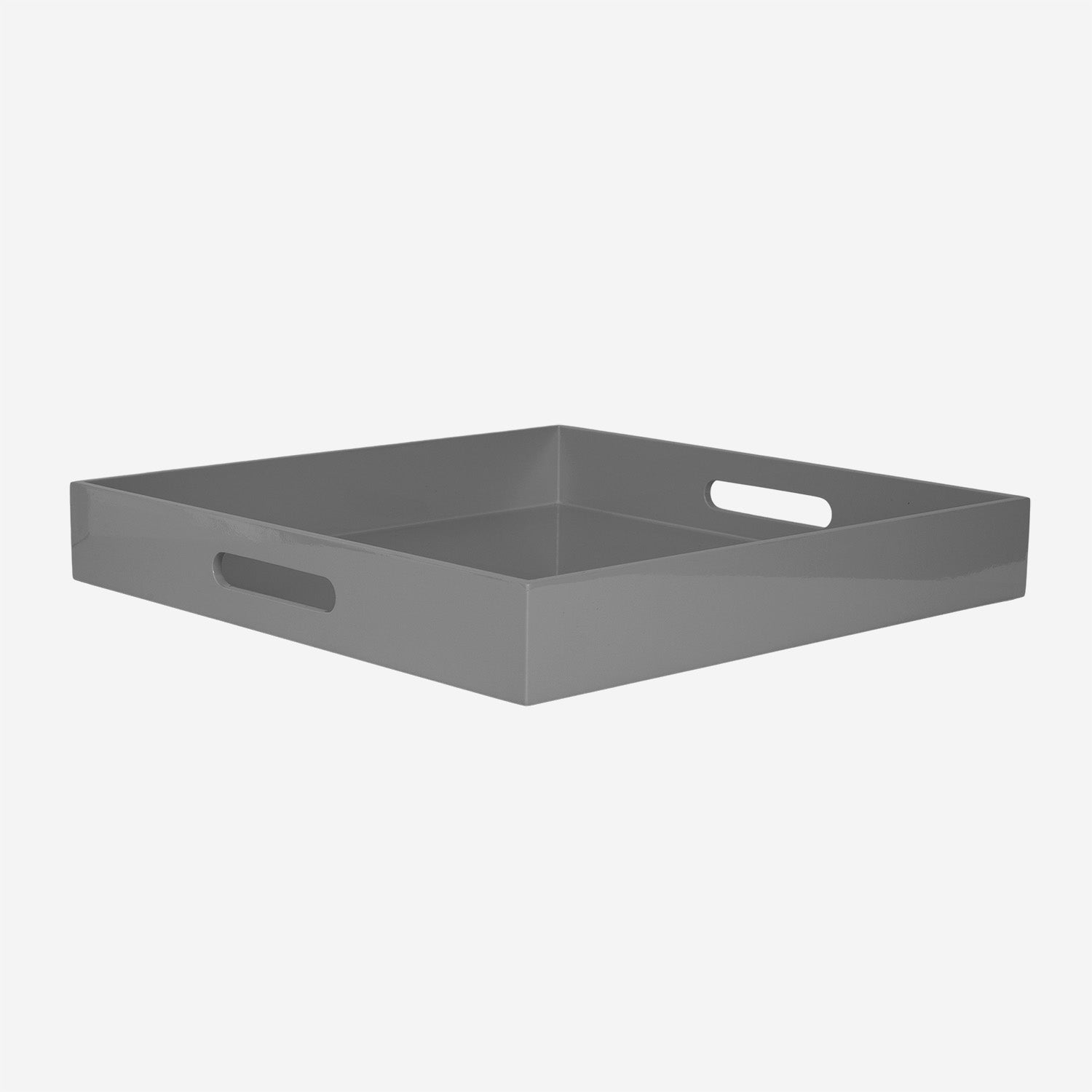 Lacquer Tray 40x40 Grey