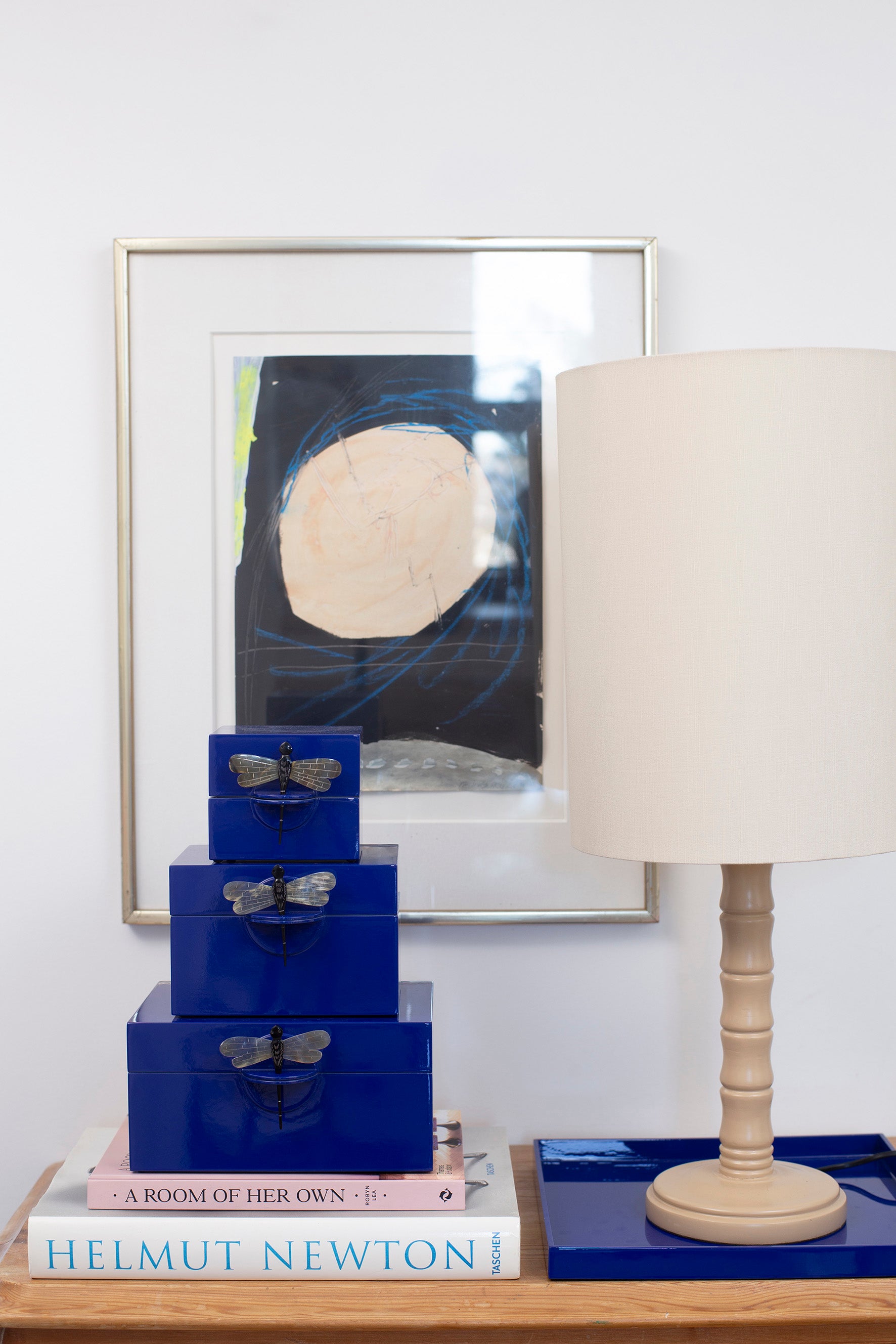 Lamp Base B Thin Mat Latte