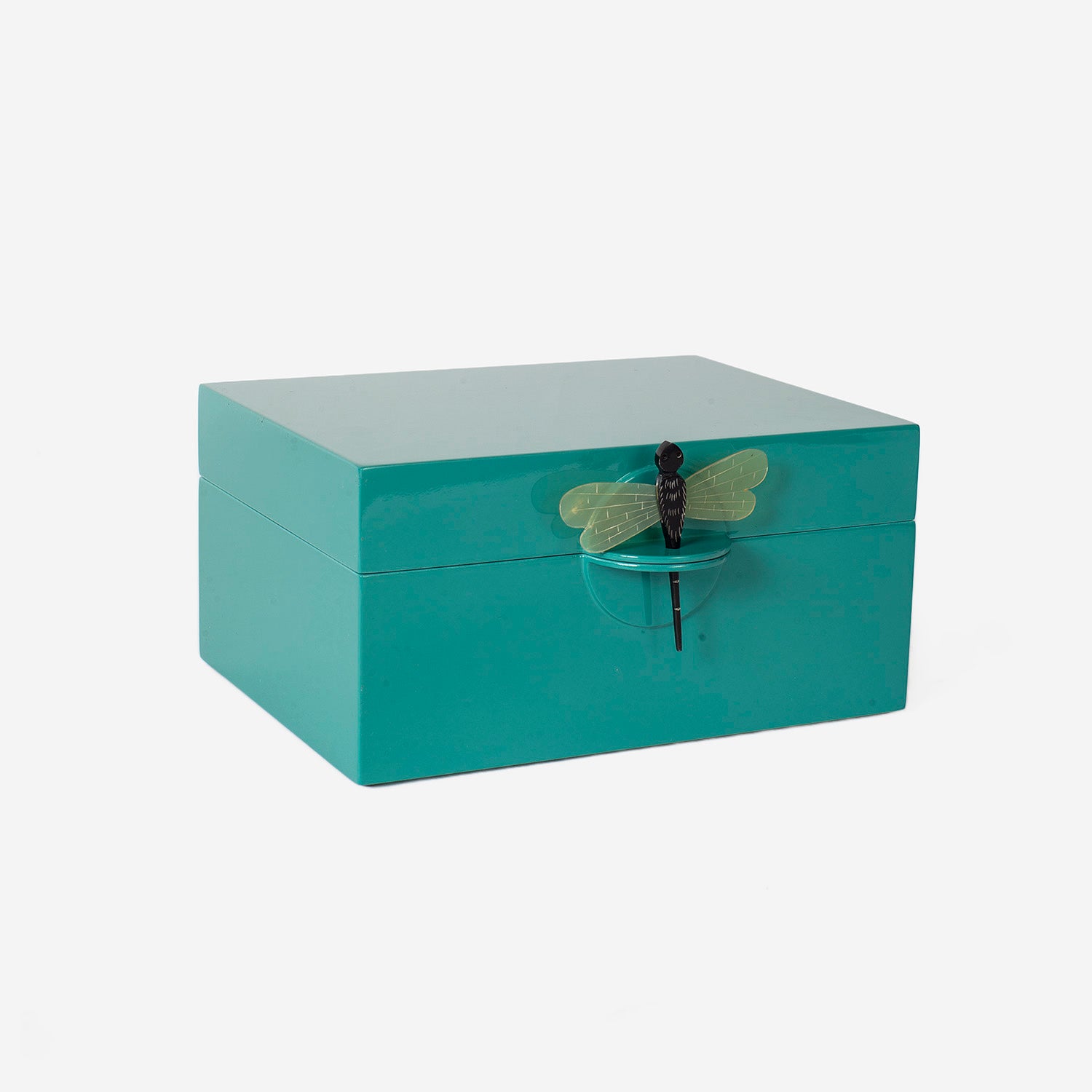 Lacquer Box XL Dark Turquoise