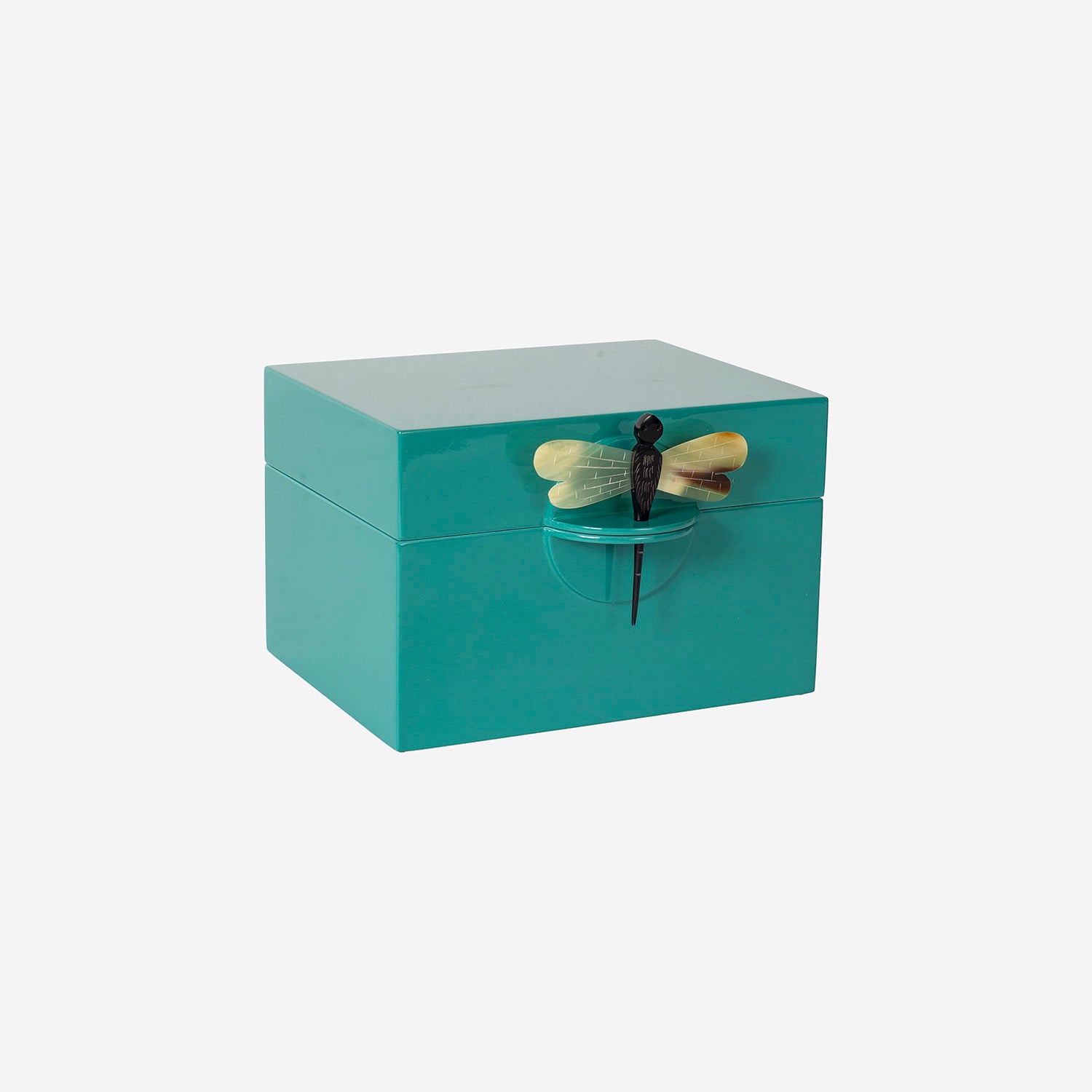 Lacquer Box B Dark Turquoise