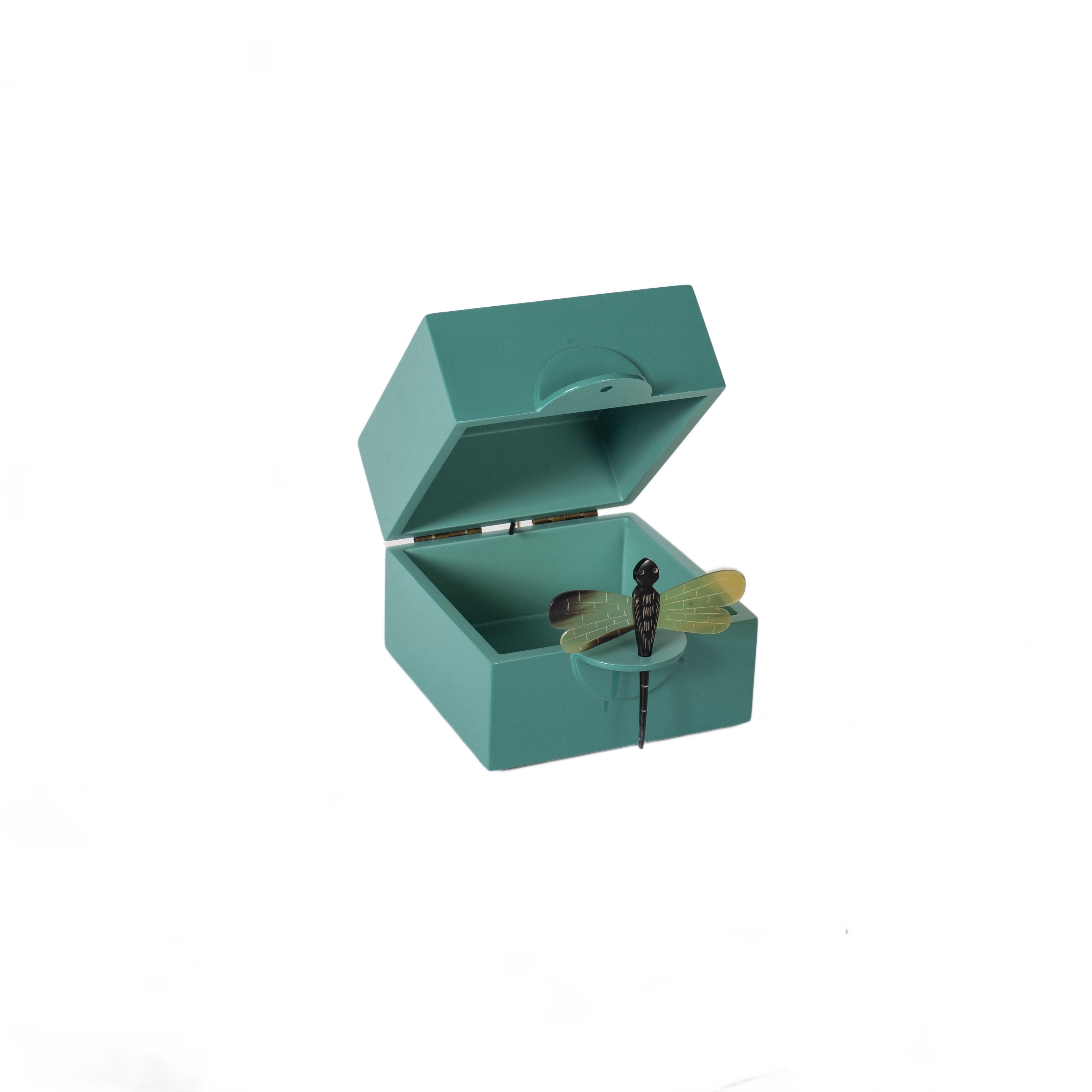Lacquer Box S Dark Turquoise