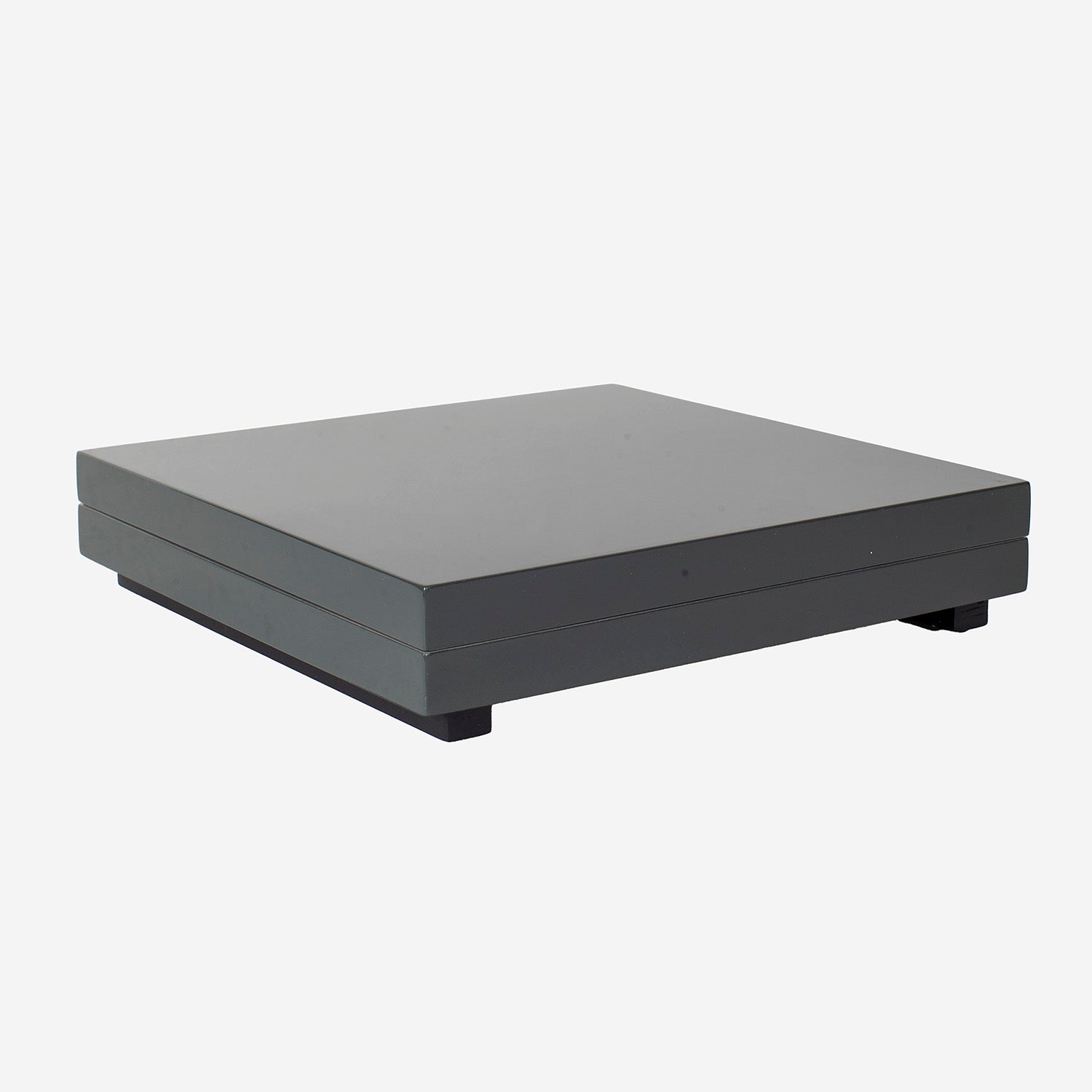Large square box w long leg, coal