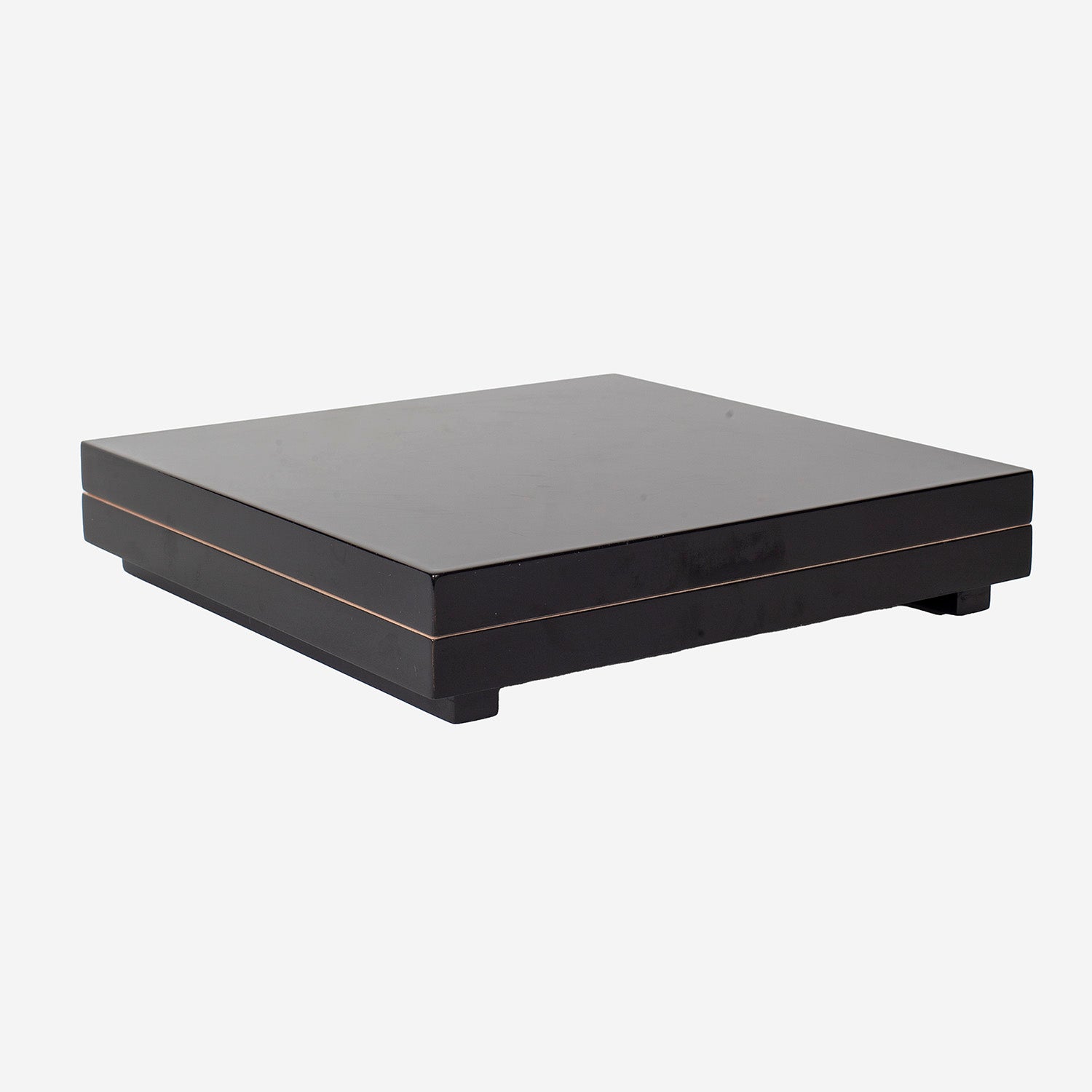 Large square box w long leg, black