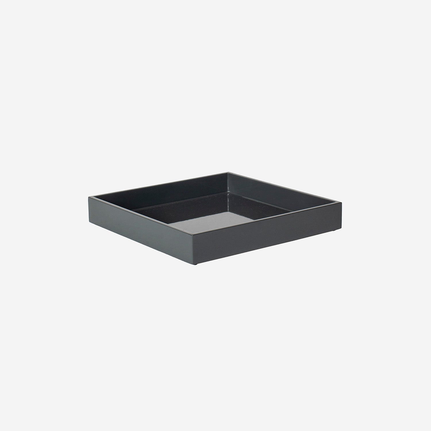 Lacquer Tray 20x20 Coal