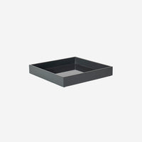 Lacquer Tray 20x20 Coal - color swatch