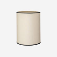 Cylinder lampshade sand/coal 30x39 - color swatch