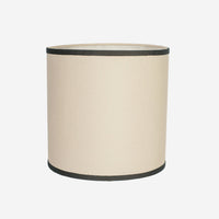 Cylinder lampshade sand/coal - color swatch