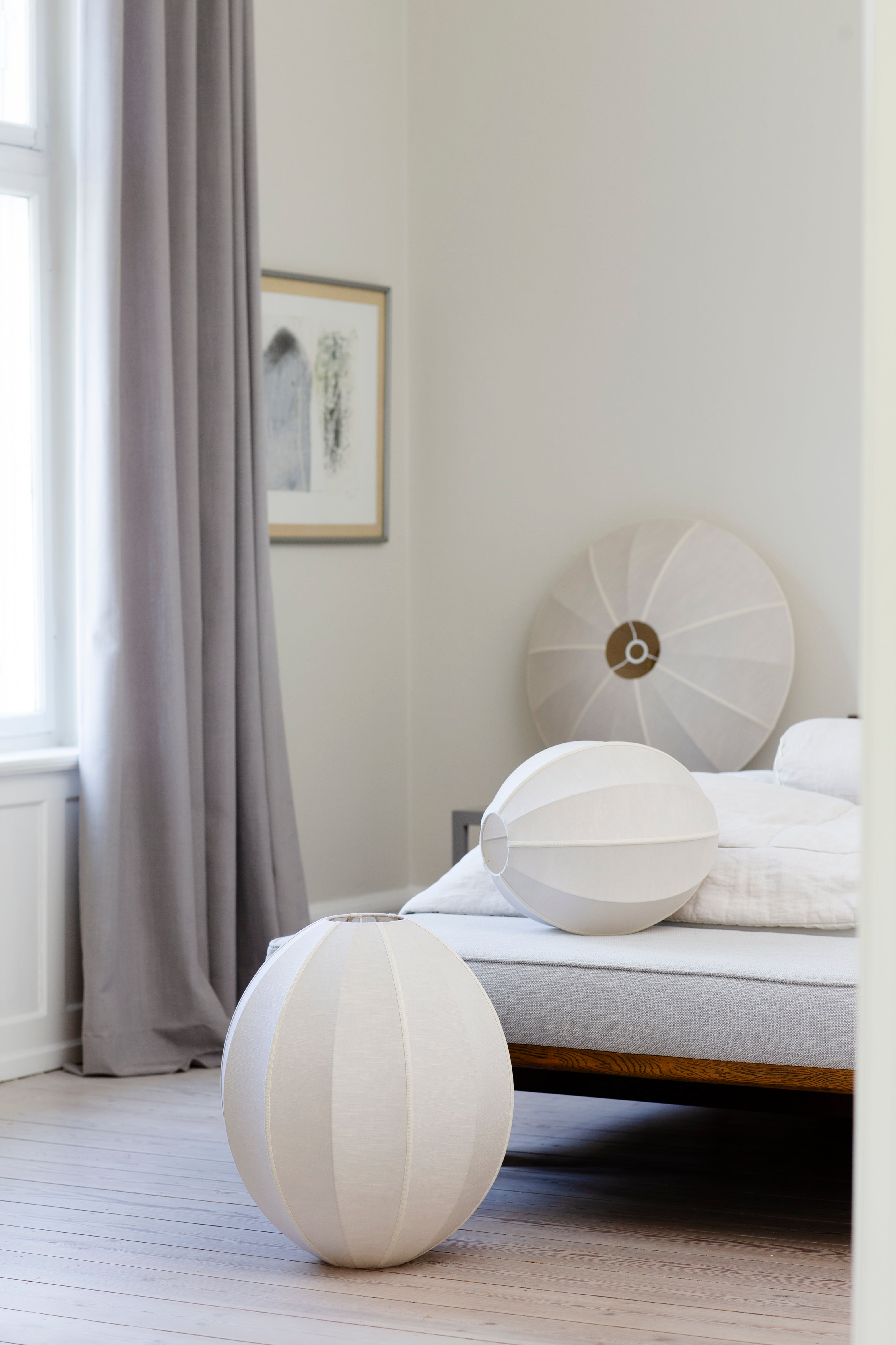 Lamp Shade Raw Sand Oval S