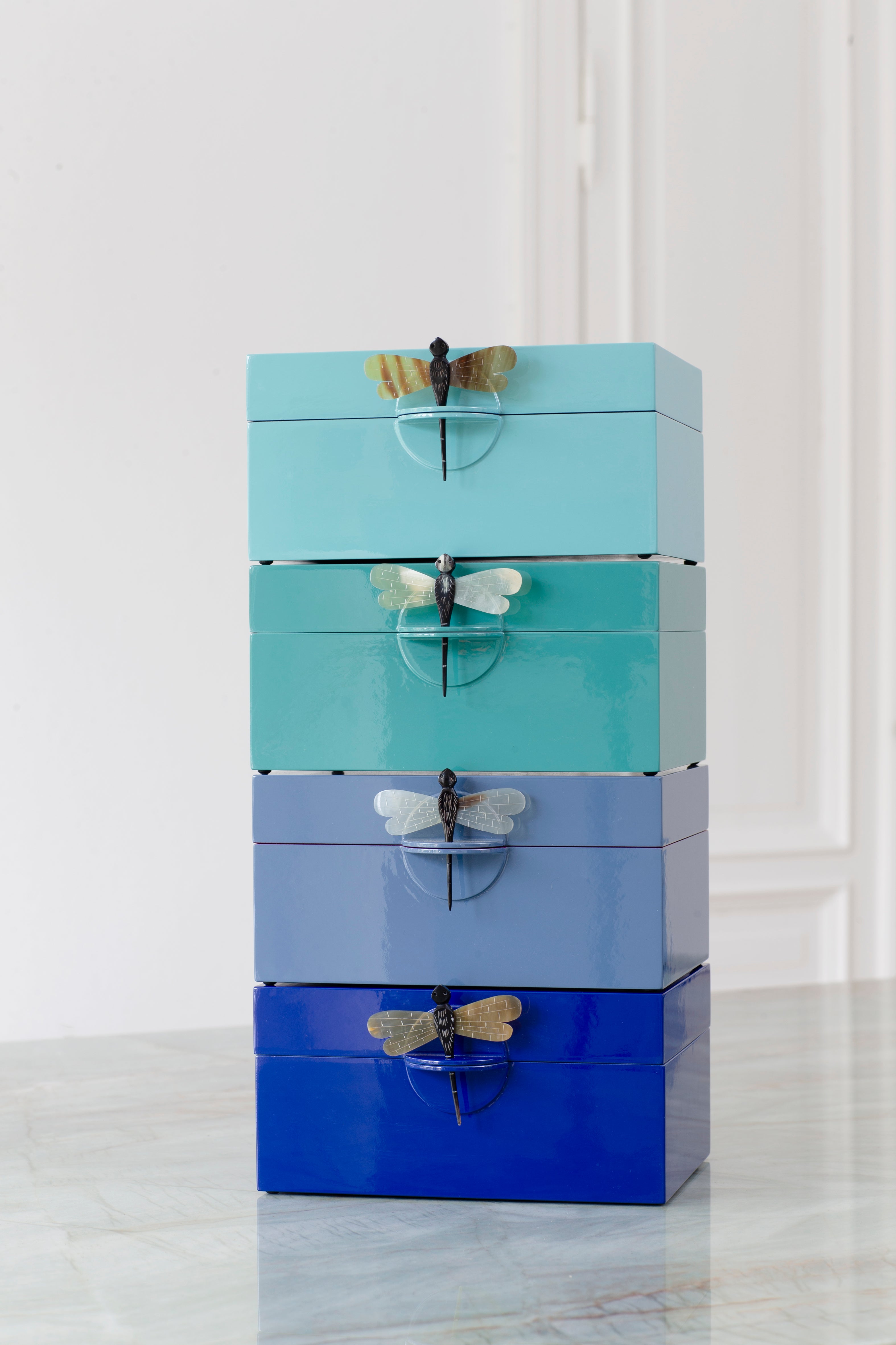 Lacquer Box XL Dark Turquoise