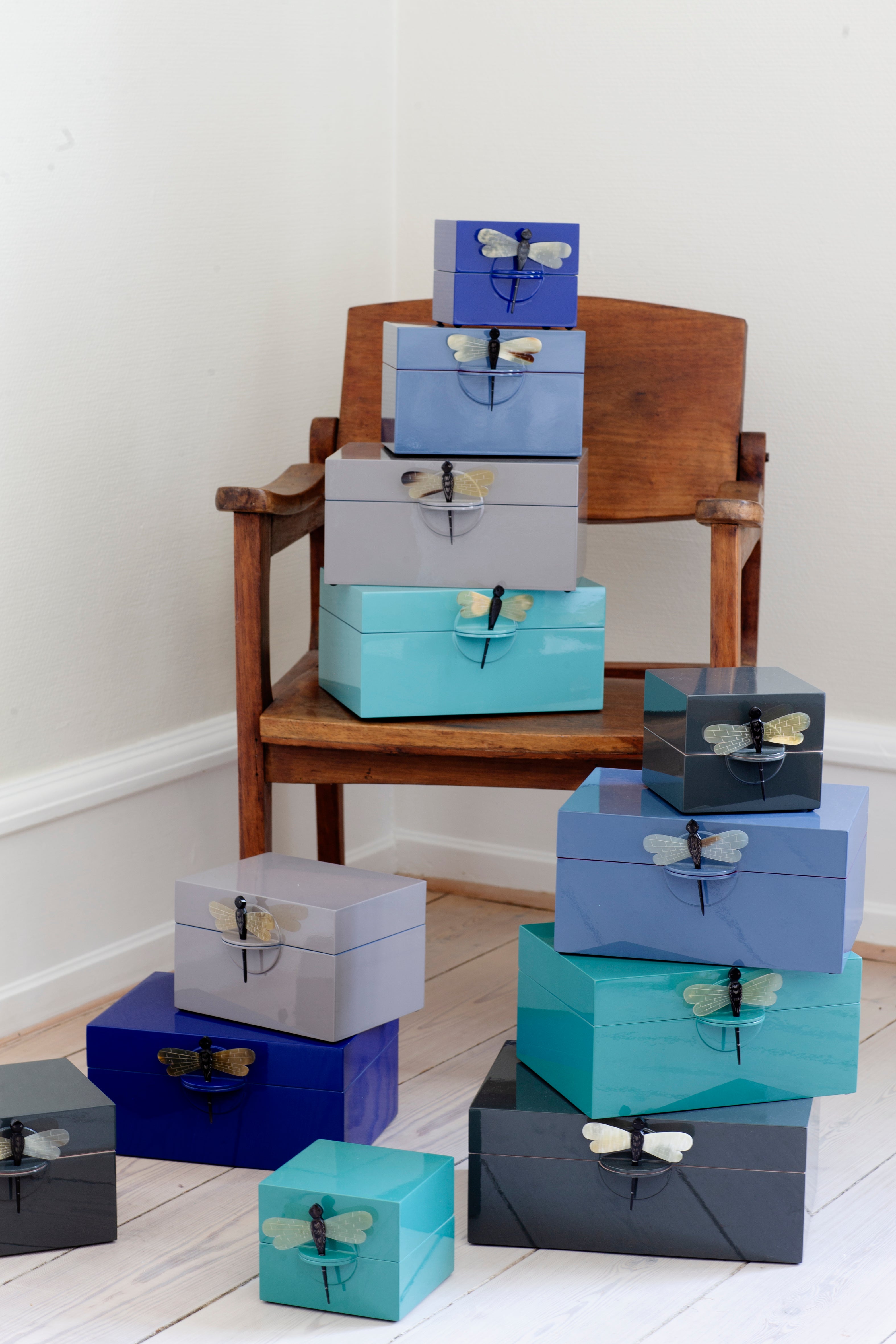 Lacquer Box S Dark Turquoise