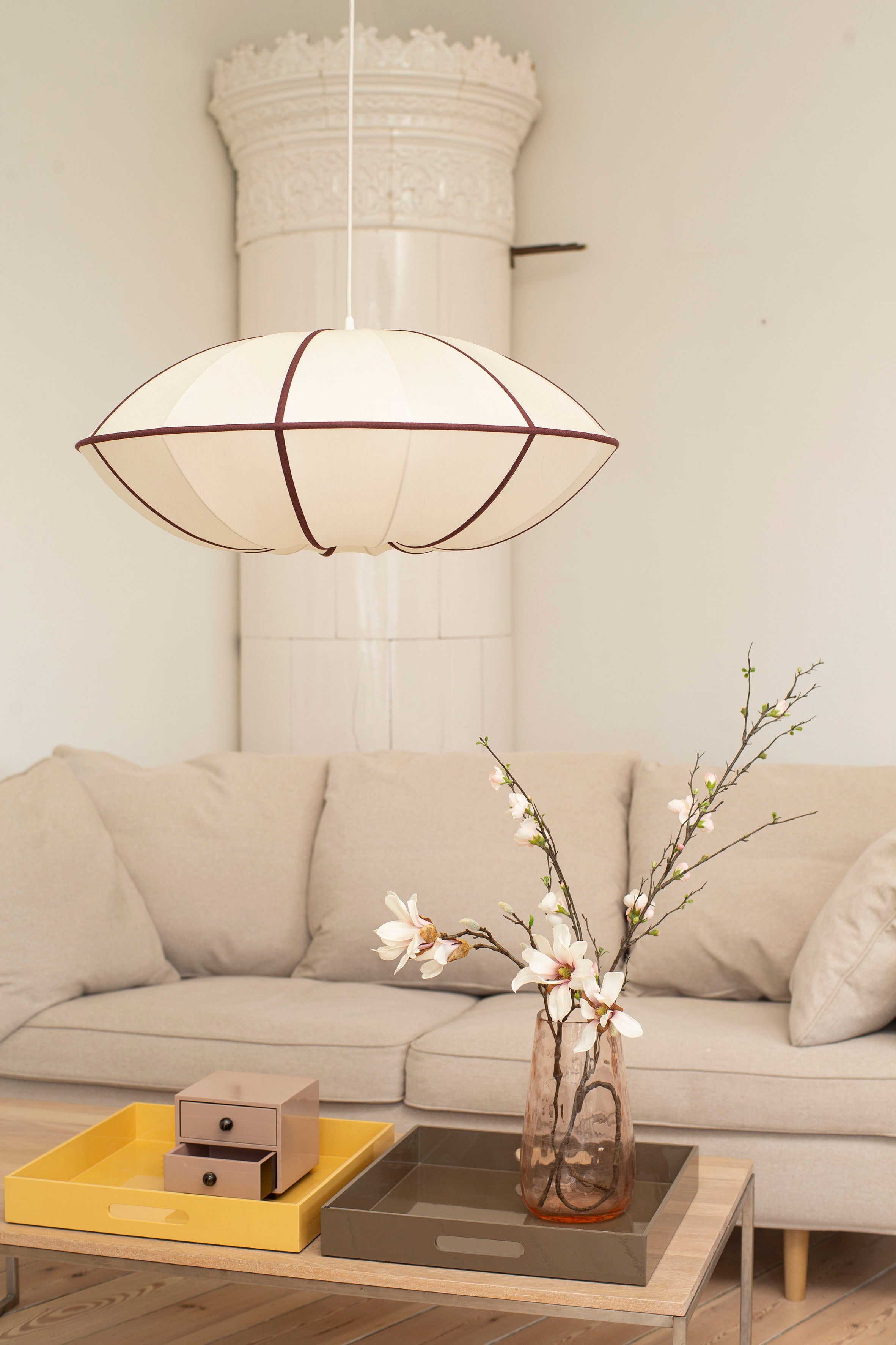 Lacquer Tray 40x40 Earth