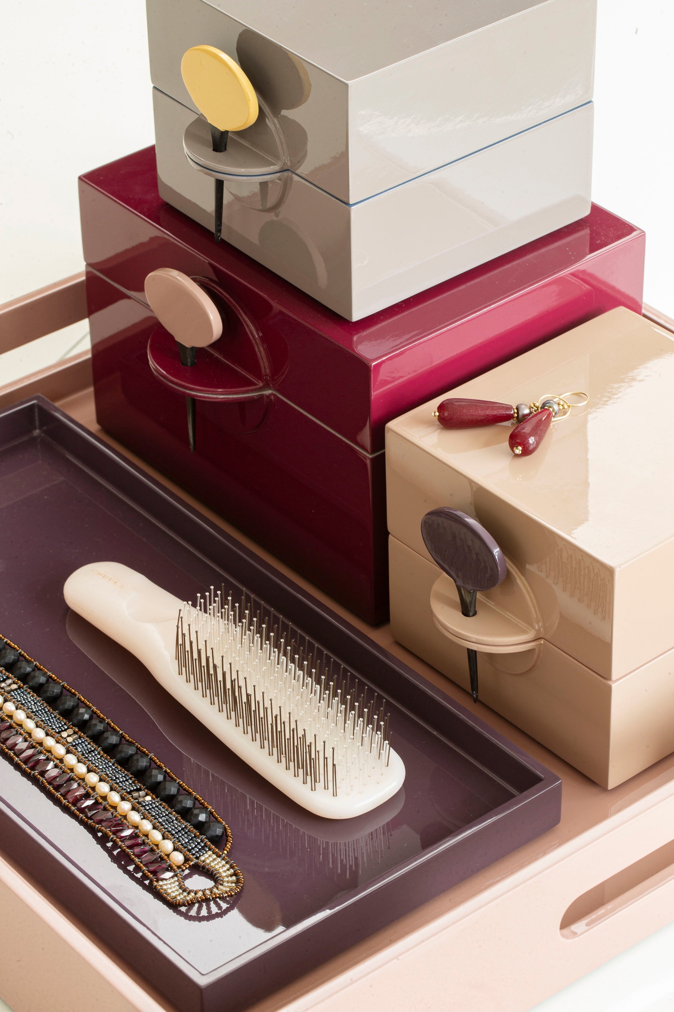 Lacquer Tray 32x16 Lavender