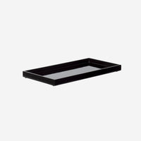 Lacquer Tray 32x16 Black - color swatch