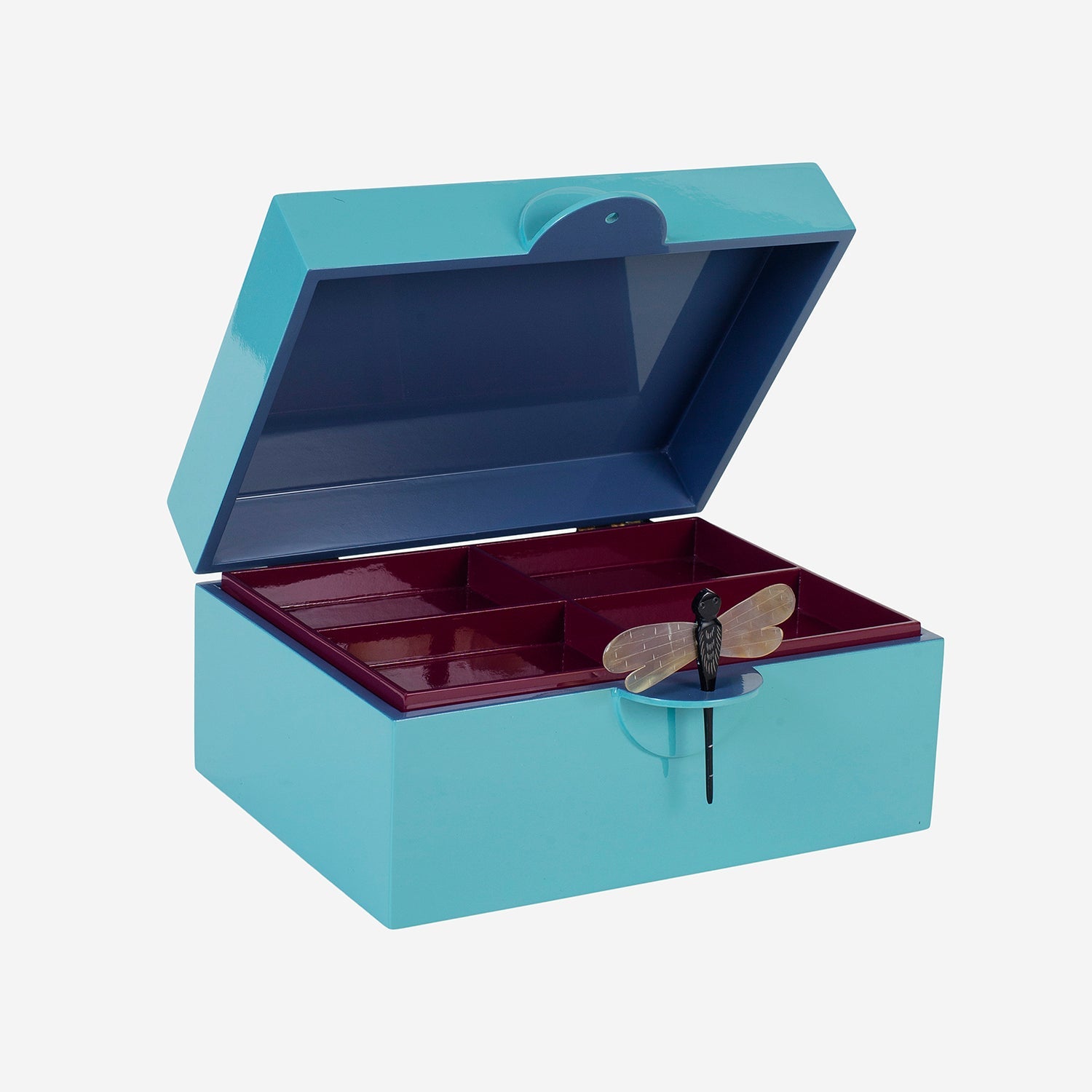 Lacquer Box XL Turquoise