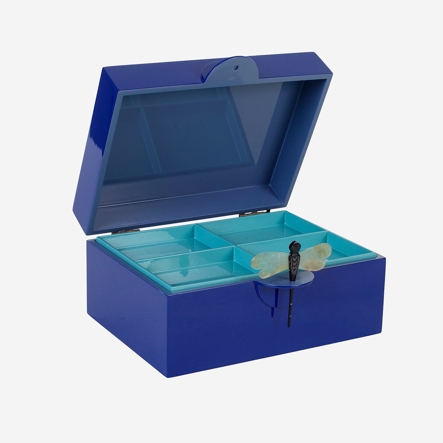 Lacquer Box XL Blue Ink