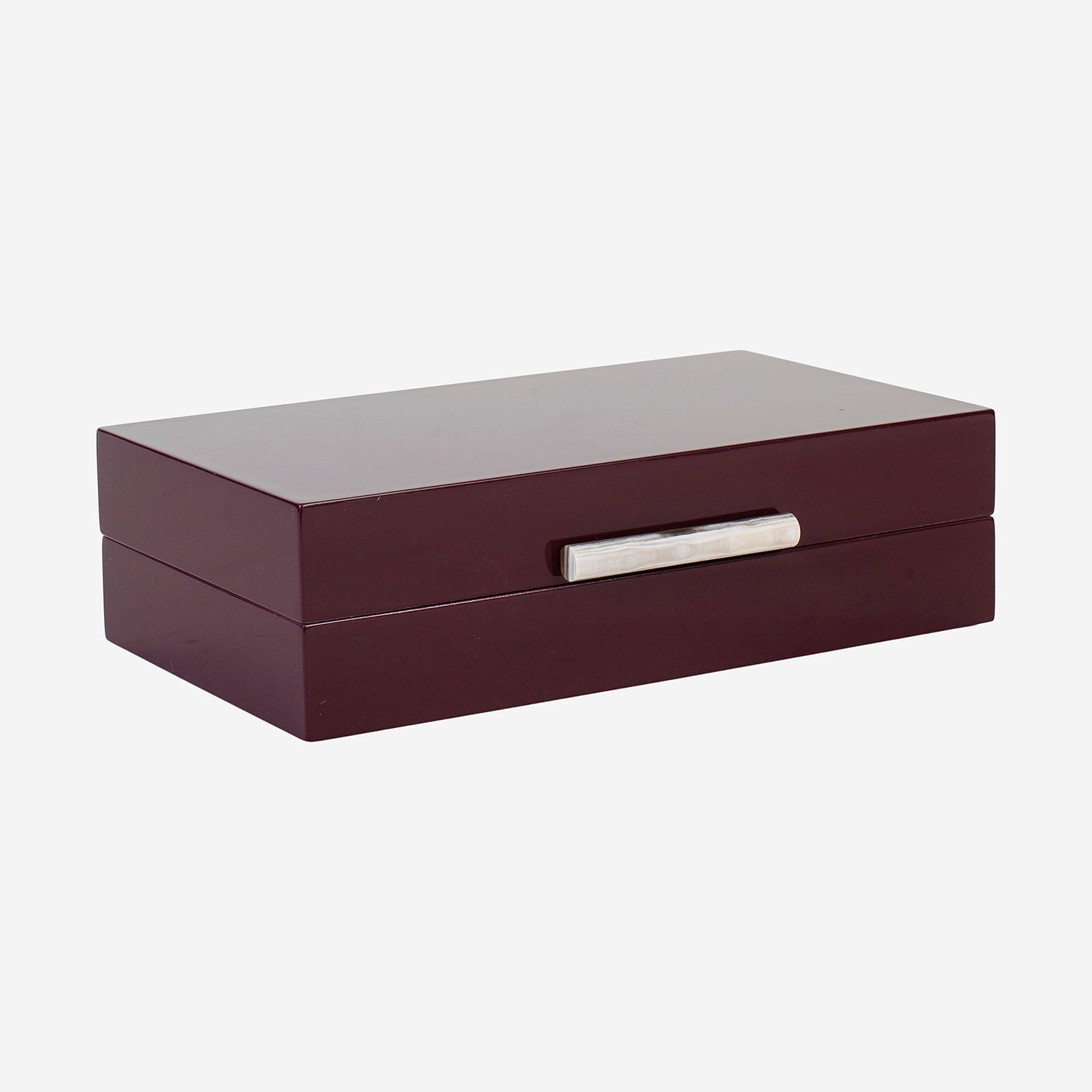 Lacquer Box w Rooms & Stick B Bordeaux