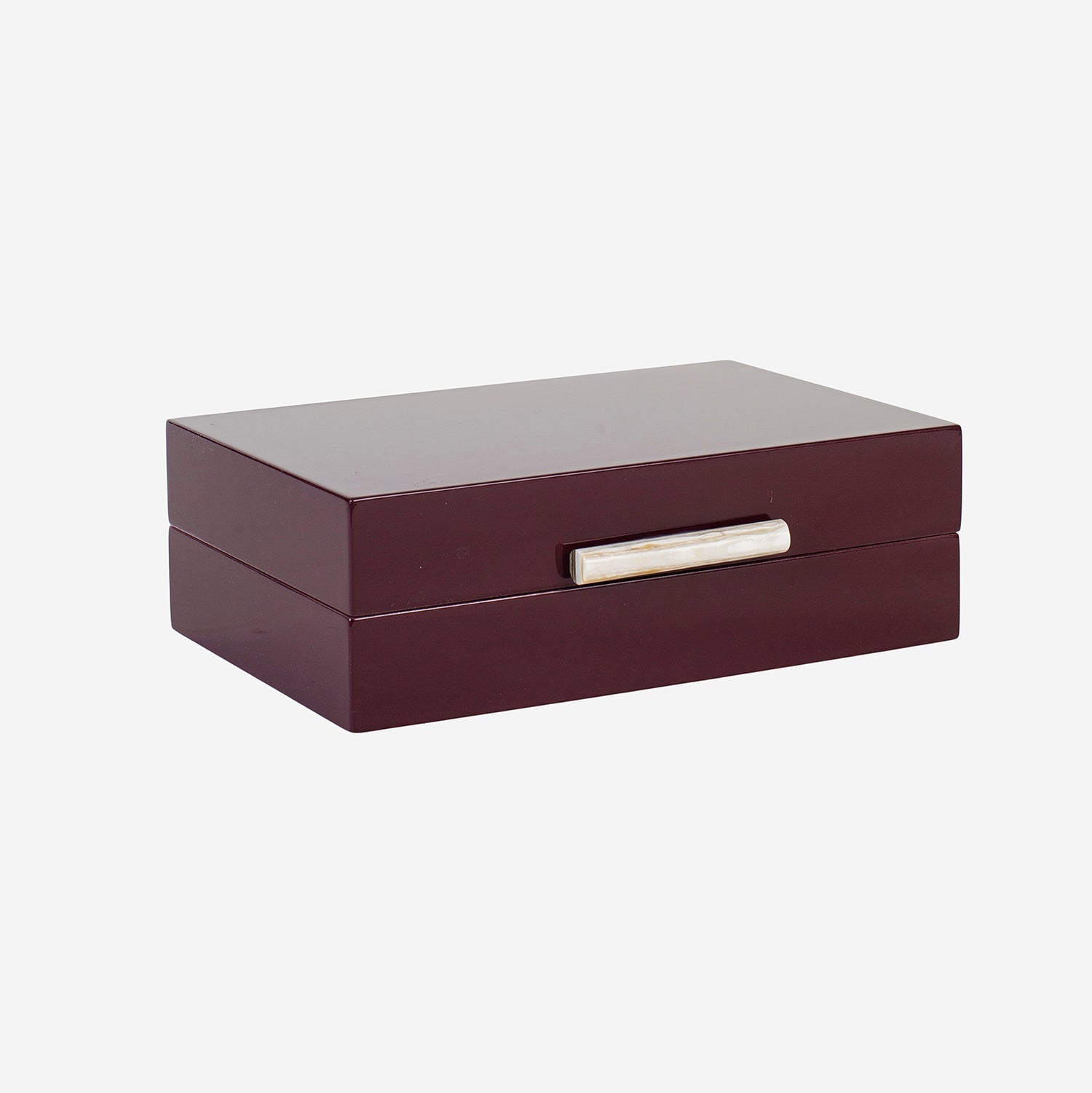 Lacquer Box w Rooms & Stick S Bordeaux