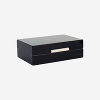 Lacquer Box w Rooms & Stick S Black - color swatch