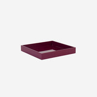 Lacquer Tray 20x20 Beetroot - color swatch