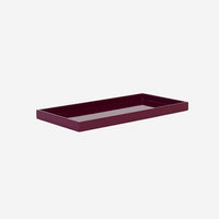 Lacquer Tray 32x16 Beetroot - color swatch