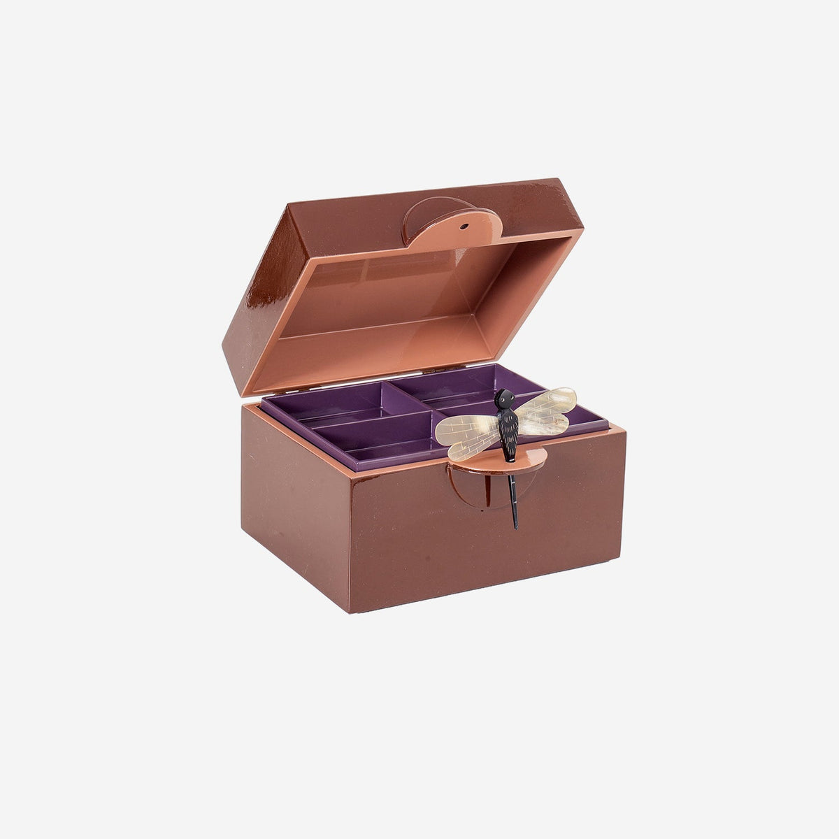 Lacquer Box B Chocolate