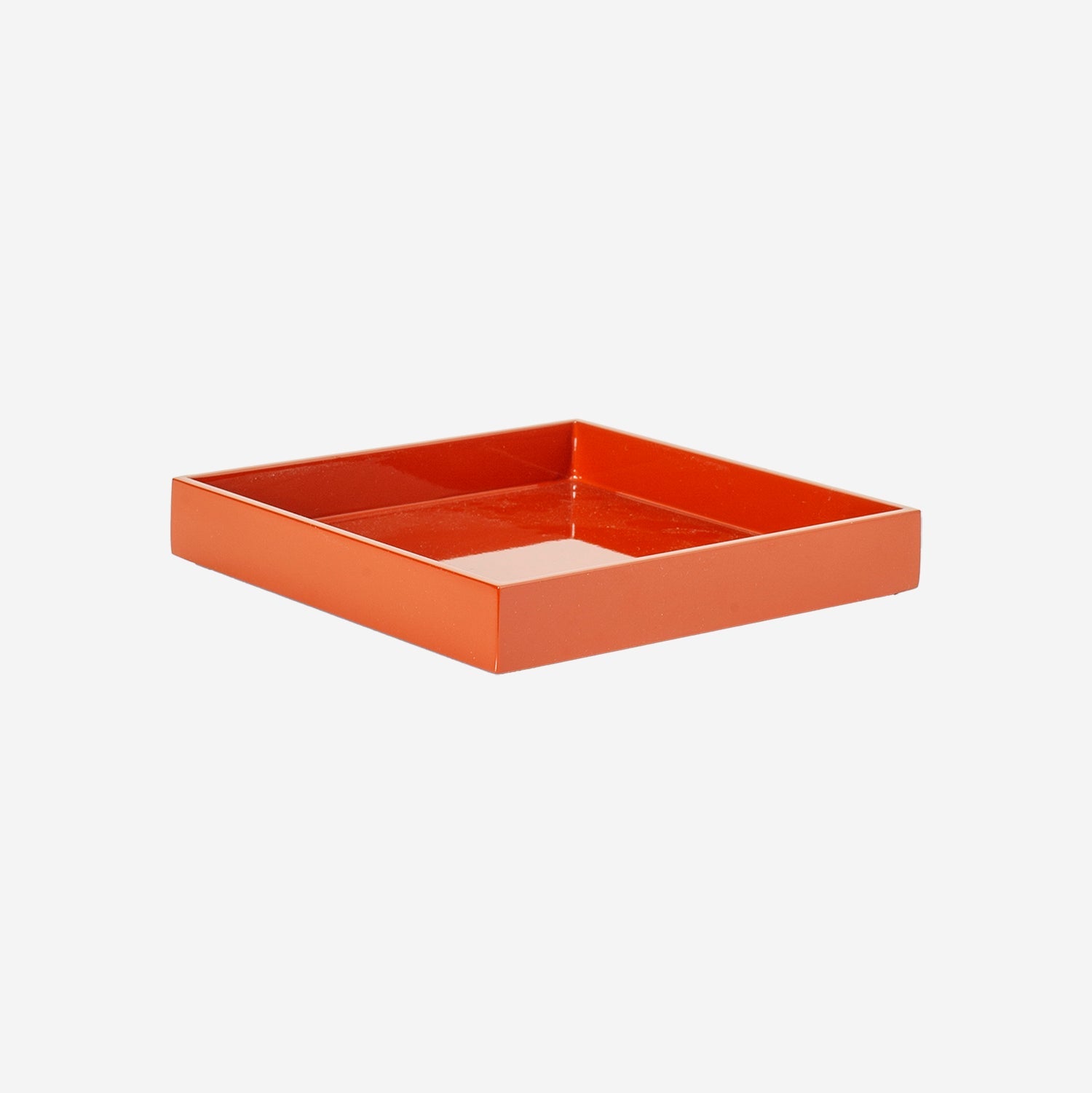 Lacquer Tray 20x20 rust