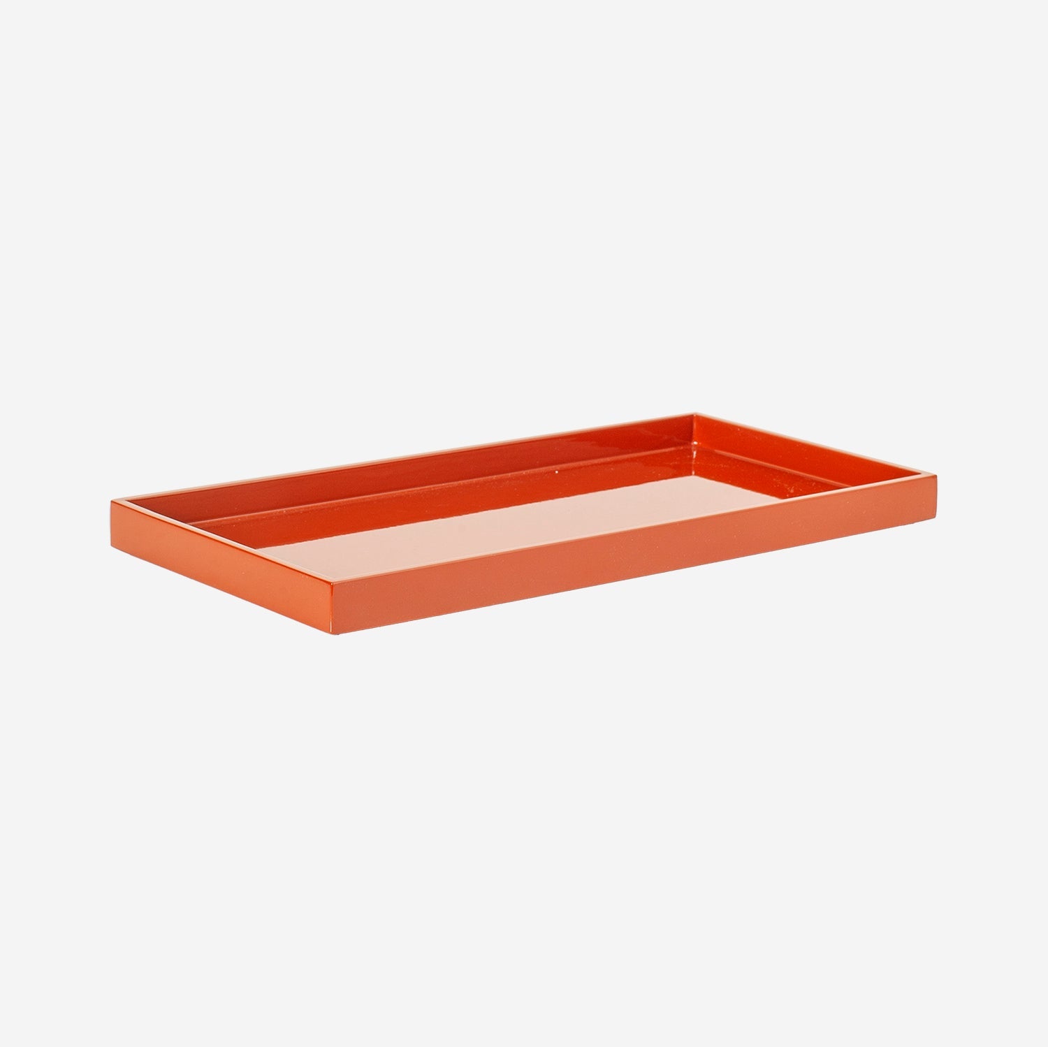 Lacquer Tray 32x16 Rust