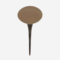 Oval Horn Pin, earth - color swatch