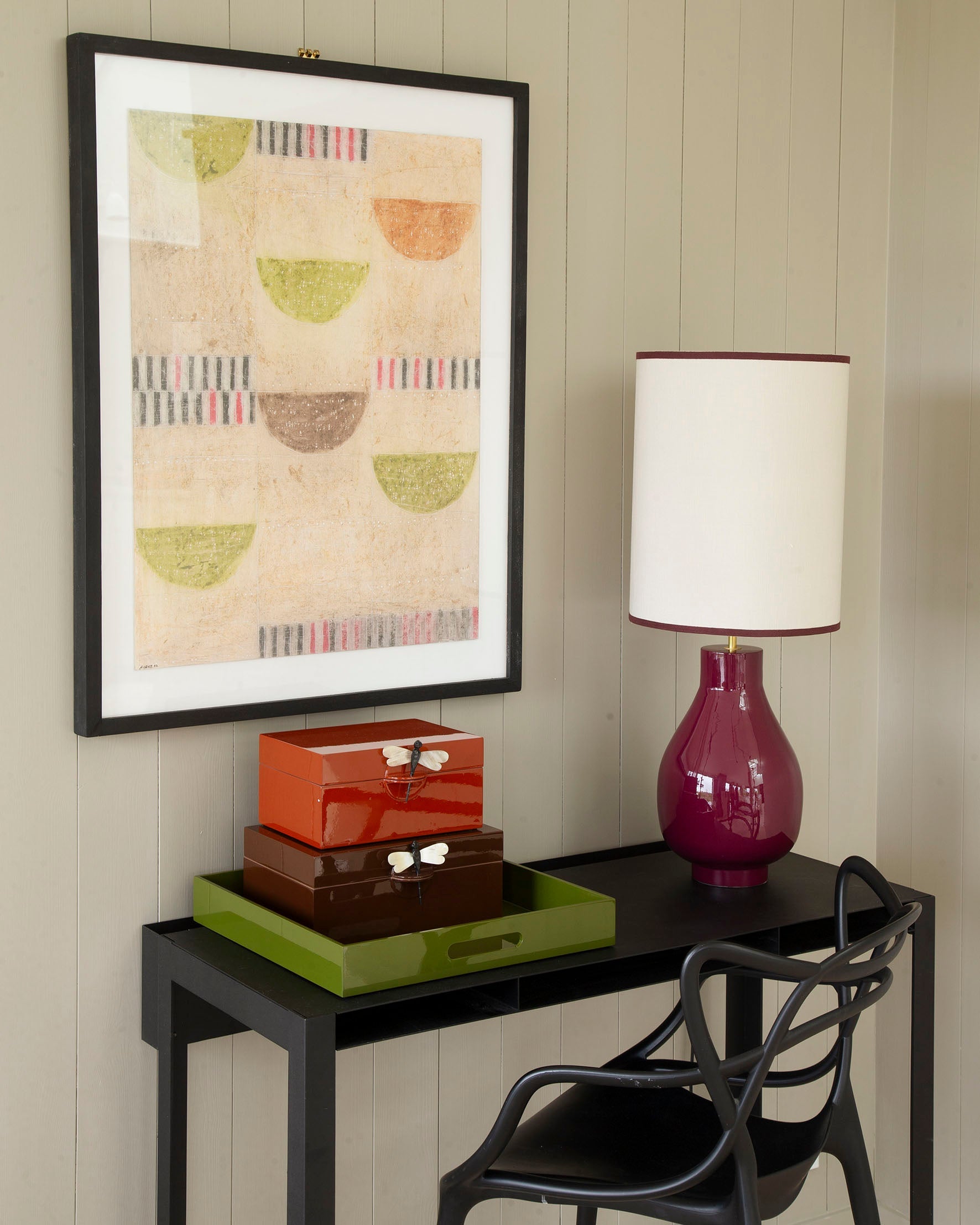 Lacquer Tray 40x40 army
