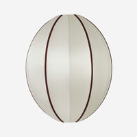 Lamp Shade Indochina Offwhite/Bordeaux oval L - color swatch