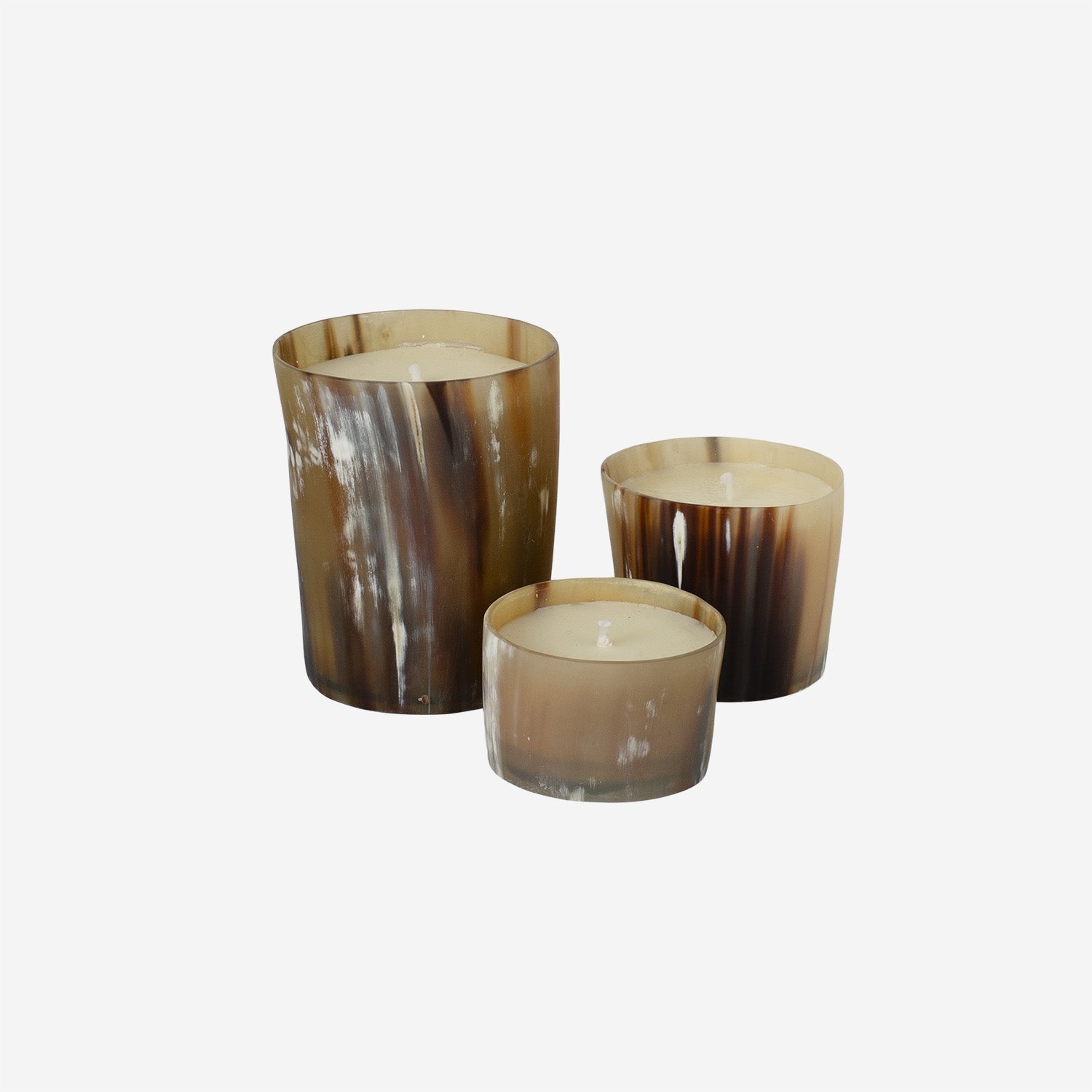 Horn Cup with Scented Candle - M